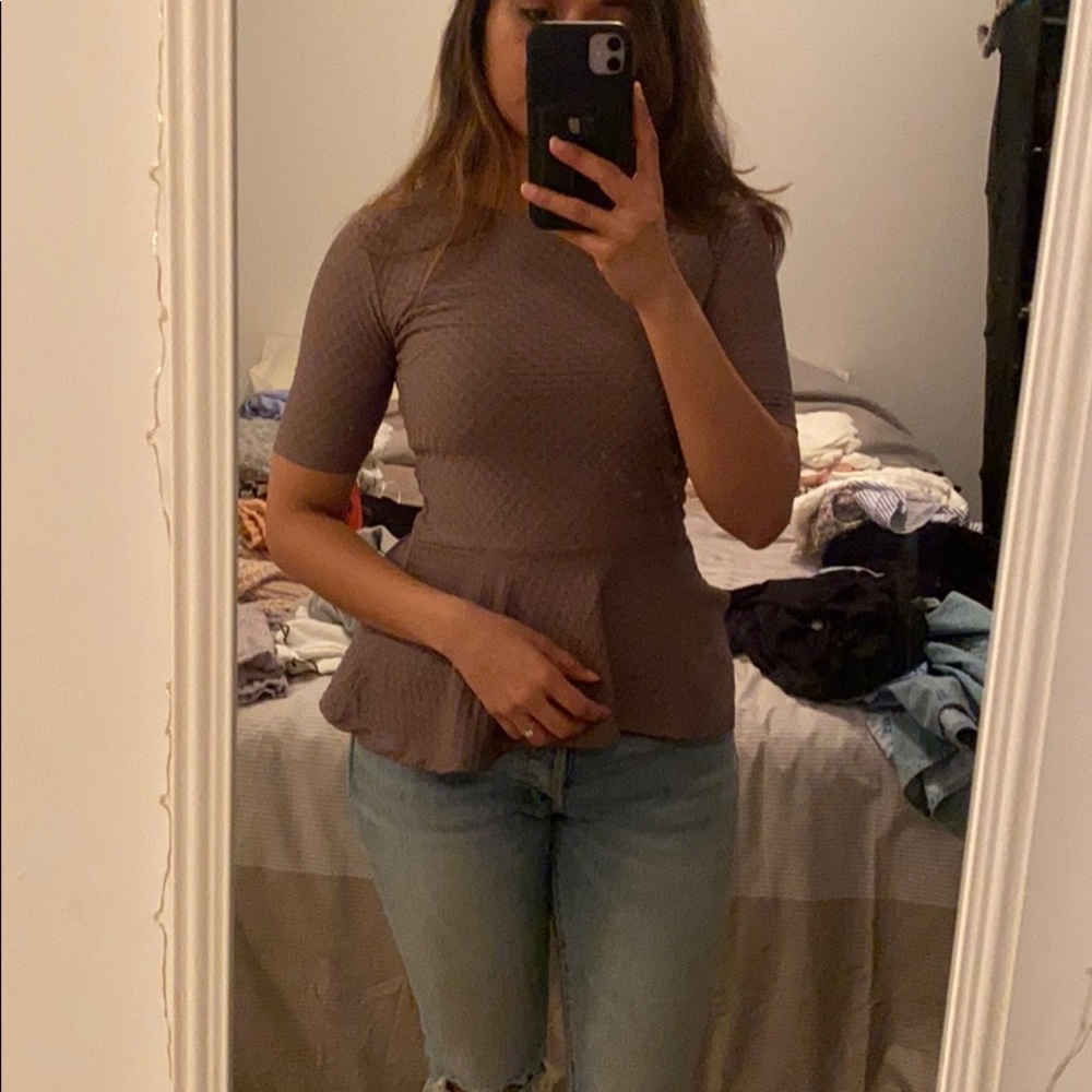 Zara peplum top - Picture 1 of 2